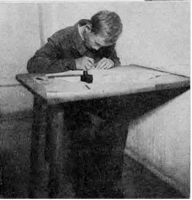 Lernen in der Zelle (Quelle: Der Aufstieg, Nr. 45, 11.12.1936) 