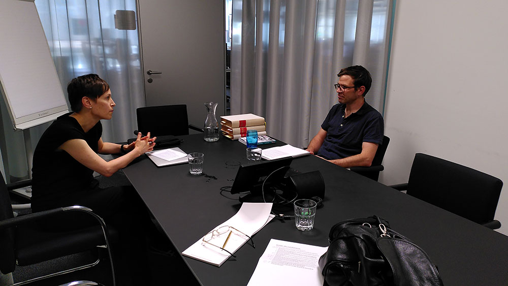 Auf der «Beobachter»-Redaktion (Fotos: Hanspeter Locher)